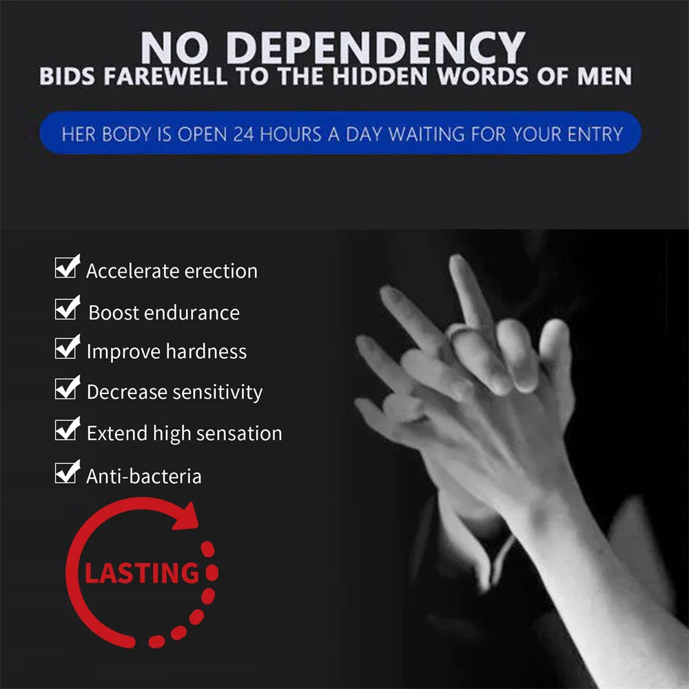 Increased Endurance Male Care Spray Stimulate Male Body Massage Spray Body Care Men's Delay Spray Health Care Male Care