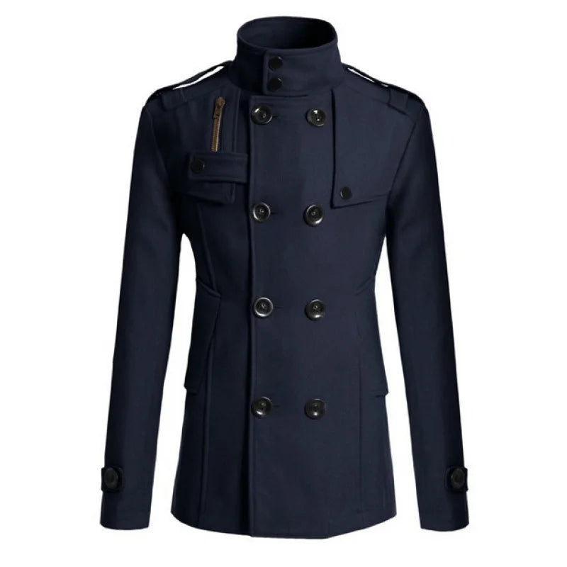 New Men's Coat Plus Size Men Coat Men's Slim-Fit Mid-Length Male Men's Clothing Trench Coat Men's Jackets