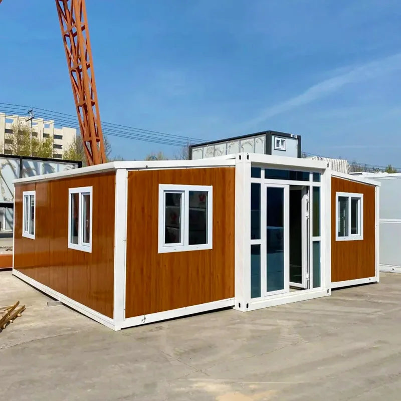 Ready Made 3 Bedroom Prefabricated House Prefab Modular Homes Expandable Container House Folding House with Toilet for Motel