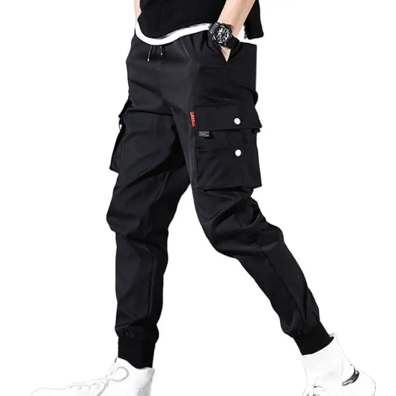Male Sports Trousers Tactical Streetwear For Mens Jogging Black Cargo Pants Men Joggers Harajuku 2023 Spring Men's Clothing