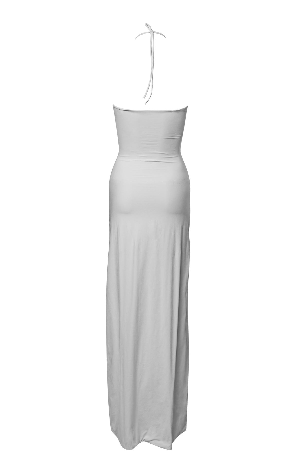 Women's Slim-fit Three-dimensional Flower Waist-tight Long Hollow-out Halter Dress