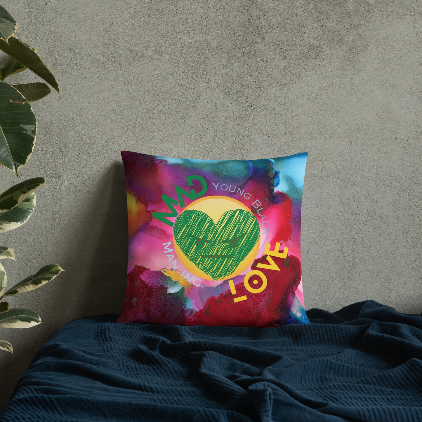 Youngblackmaninc. Mad Love Basic Pillow