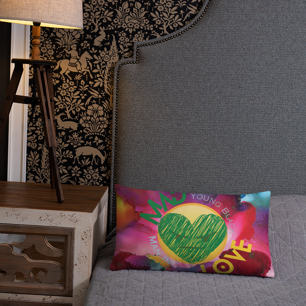 Youngblackmaninc. Mad Love Basic Pillow