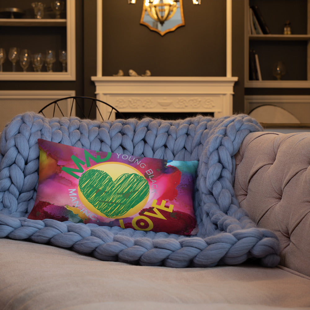 Youngblackmaninc. Mad Love Basic Pillow