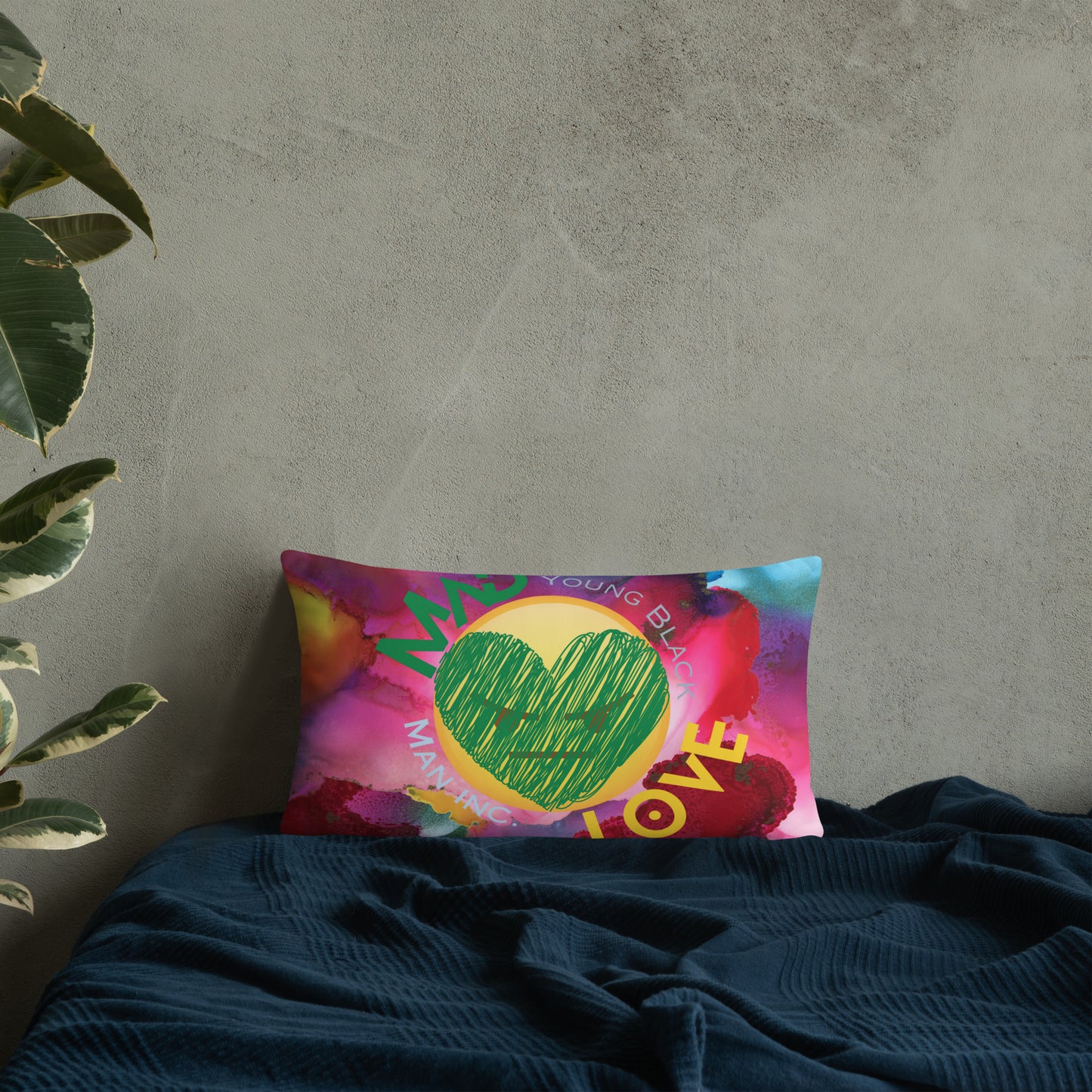 Youngblackmaninc. Mad Love Basic Pillow