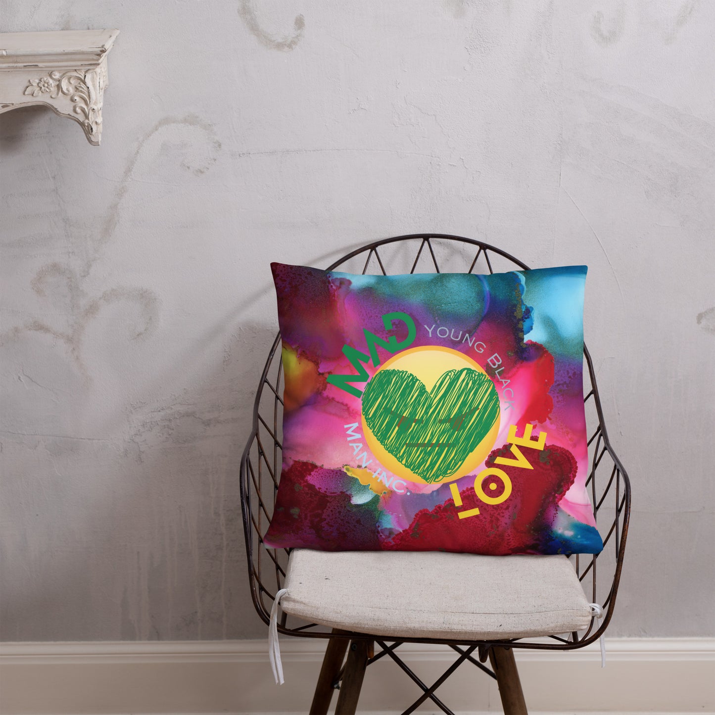 Youngblackmaninc. Mad Love Basic Pillow