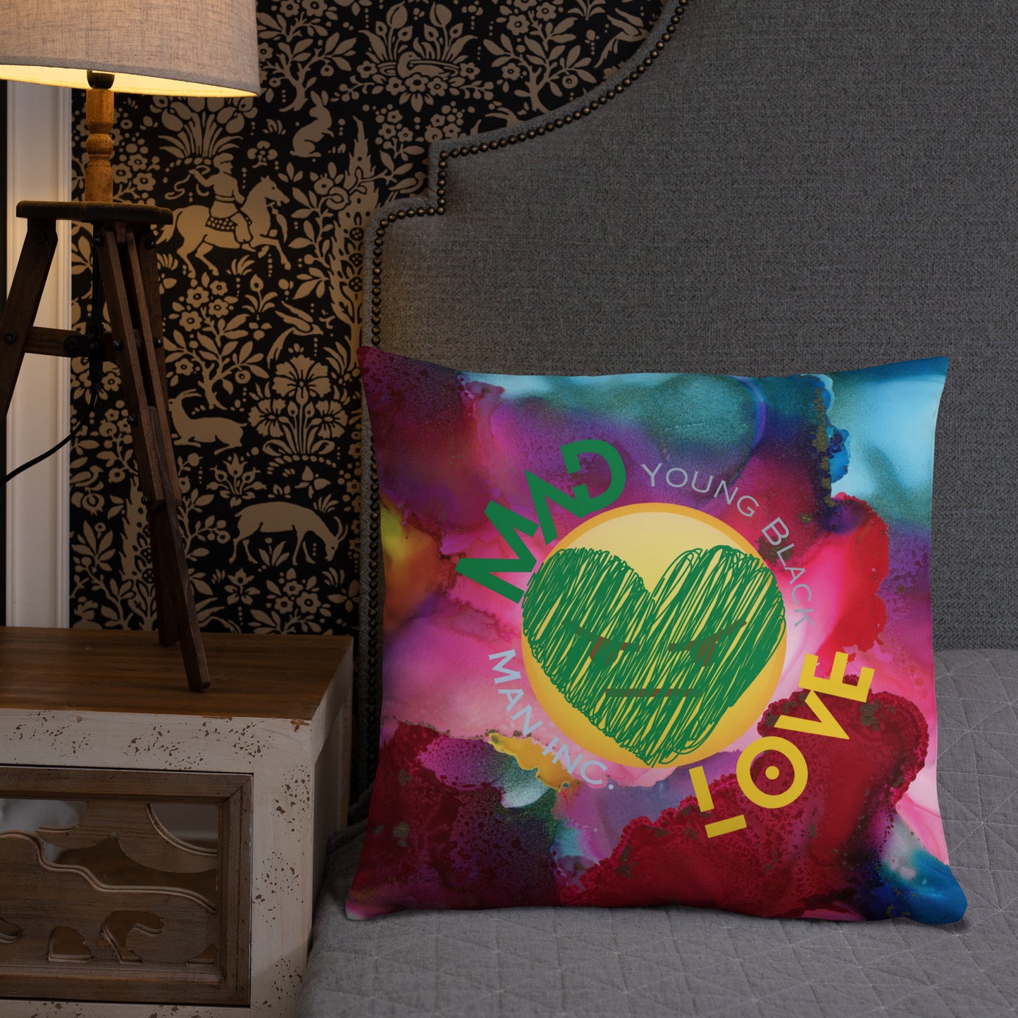Youngblackmaninc. Mad Love Basic Pillow