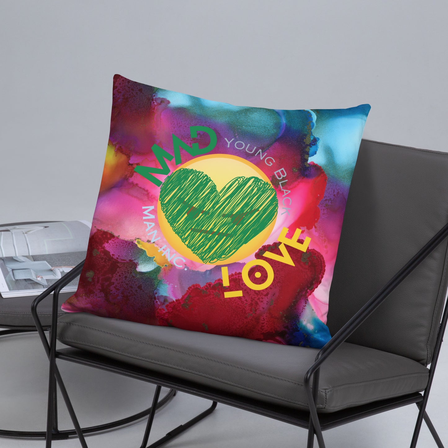 Youngblackmaninc. Mad Love Basic Pillow