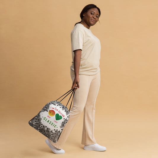 Youngblackmaninc.Mad Love Drawstring bag