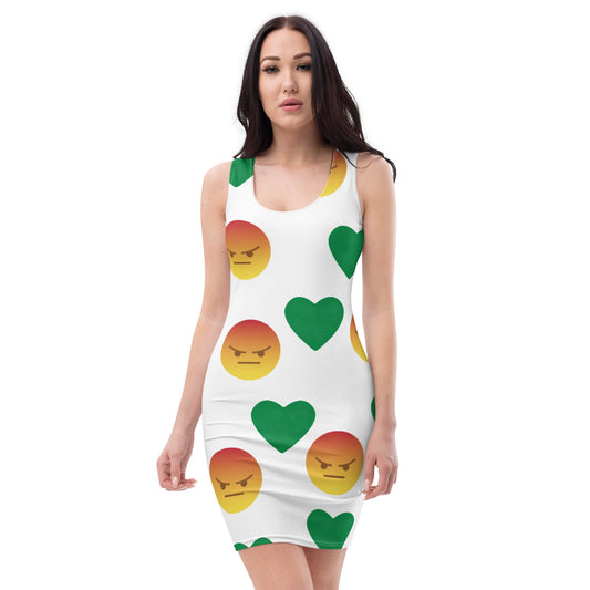 Youngblackmaninc. Mad Love Sublimation Cut & Sew Dress