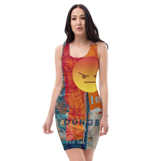 Youngblackmaninc. Mad Love Sublimation Cut & Sew Dress