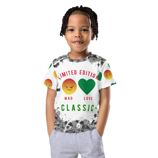 Youngblackmaninc. Mad Love Kids crew neck t-shirt