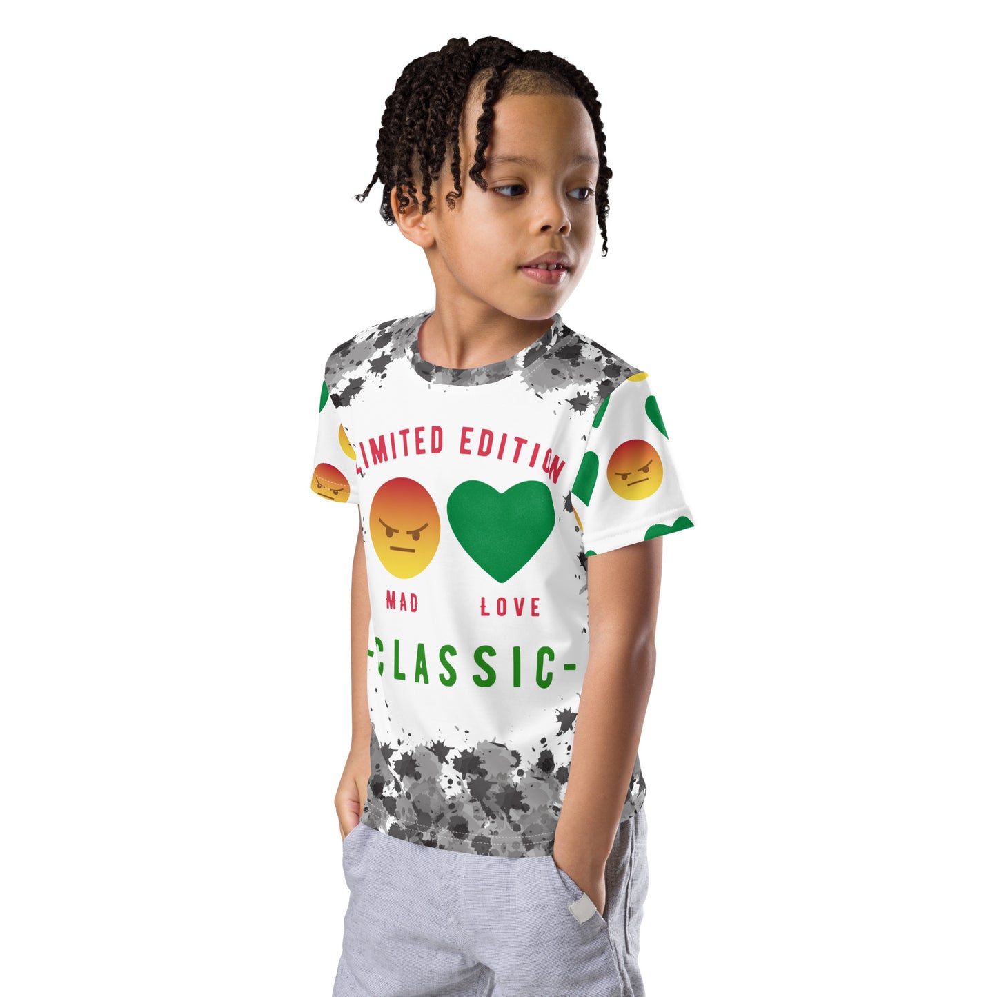 Youngblackmaninc. Mad Love Kids crew neck t-shirt