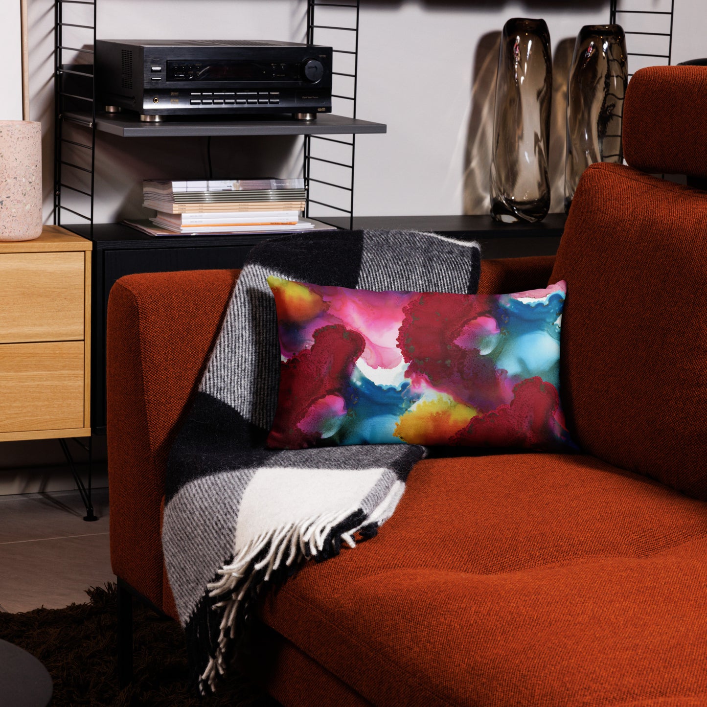 Youngblackmaninc. Mad Love Premium Pillow