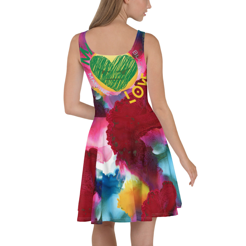 Youngblackmaninc. Mad Love Skater Dress