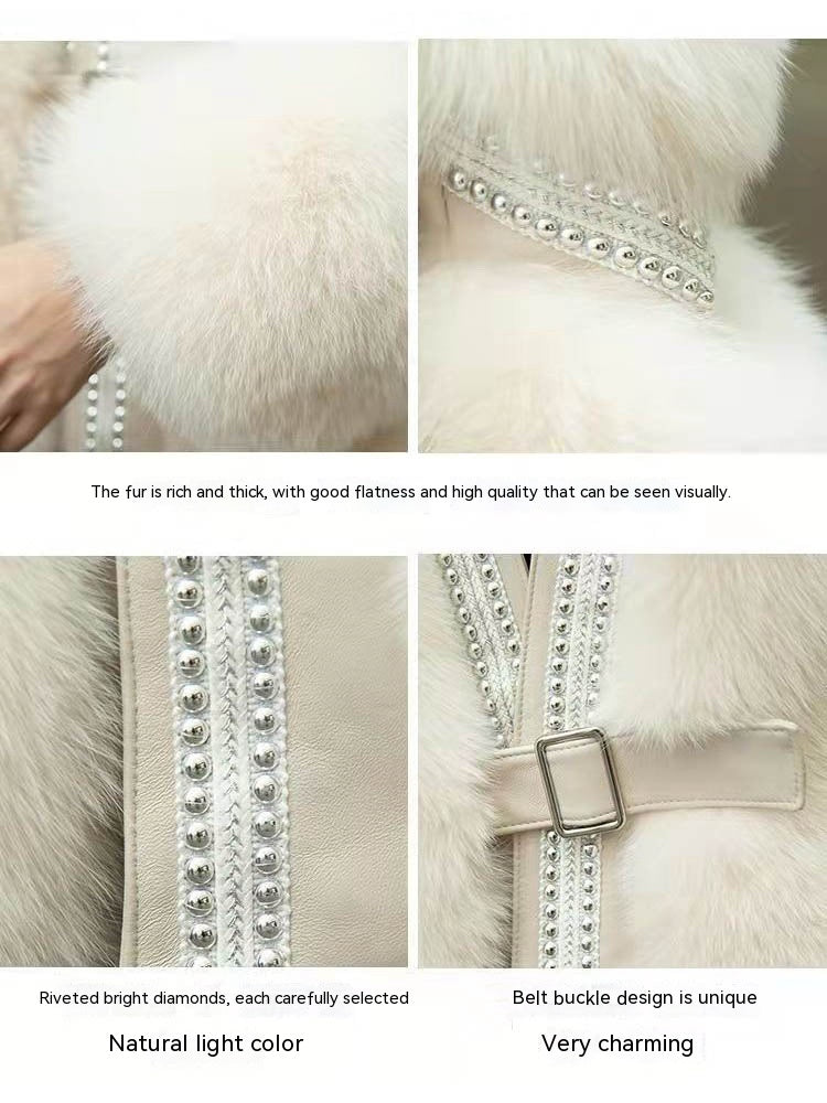 Artificial Fox Fur Jacket Women's Fur