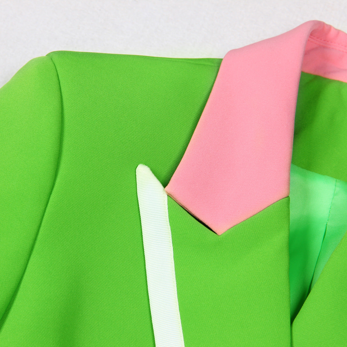 European And American Stitching Suit Elegant Outfit