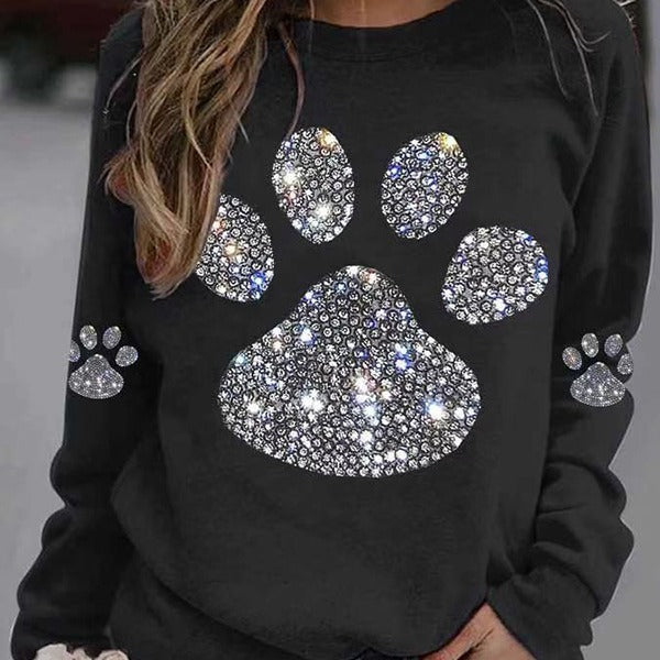 3D Digital Printing Women's Round Neck Shirt Top
