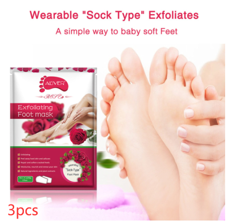 ALIVER Foot Mask Rose Foot Mask