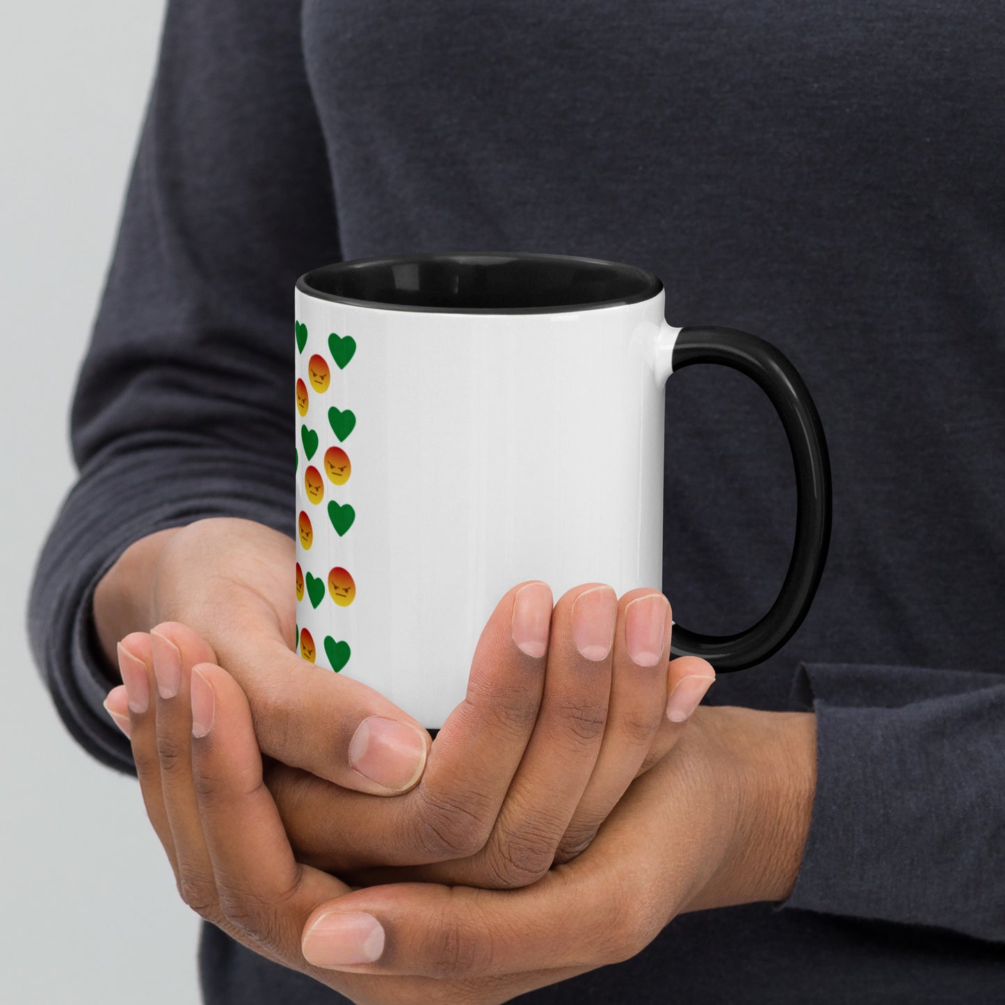 Youngblackmaninc. Mad Love Mug with Color Inside