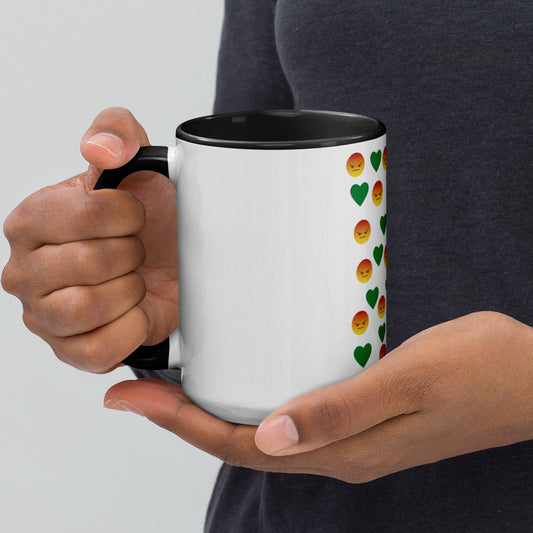 Youngblackmaninc. Mad Love Mug with Color Inside