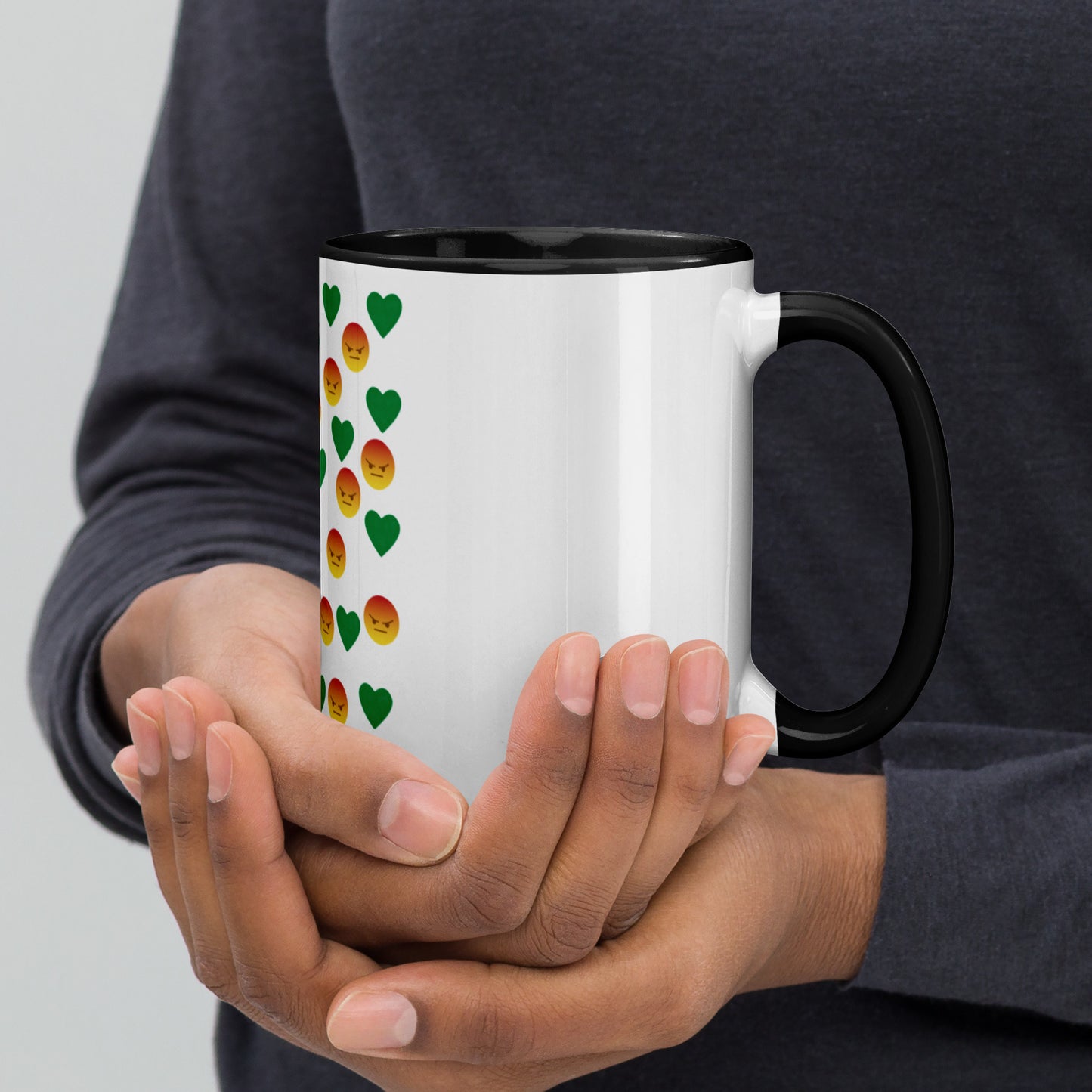Youngblackmaninc. Mad Love Mug with Color Inside