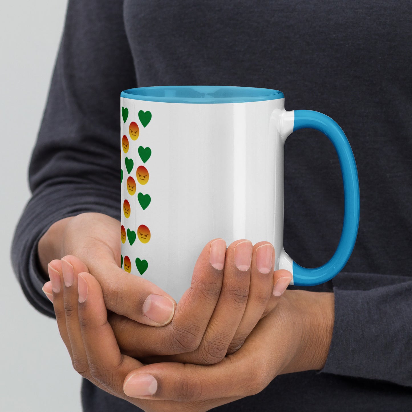 Youngblackmaninc. Mad Love Mug with Color Inside