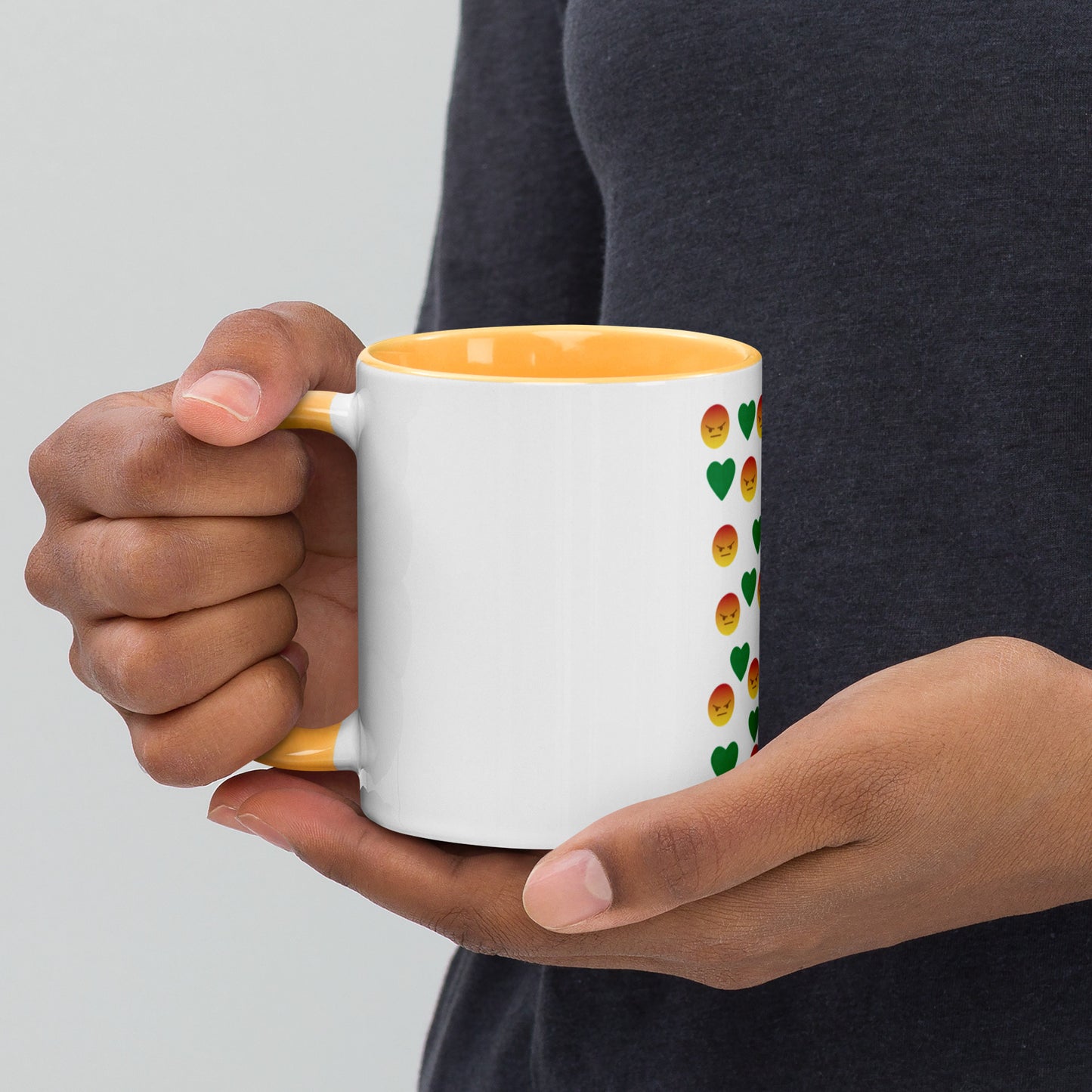 Youngblackmaninc. Mad Love Mug with Color Inside