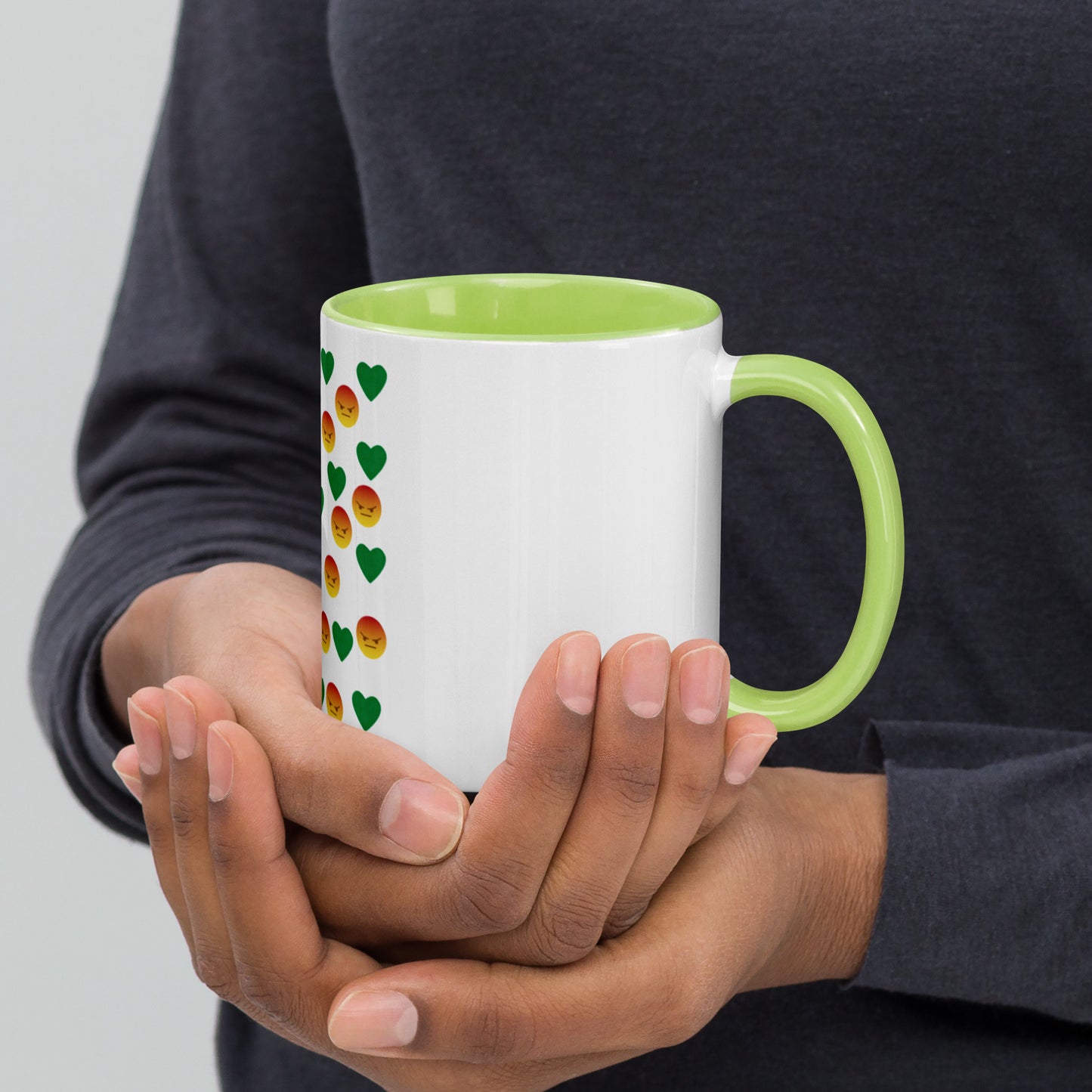 Youngblackmaninc. Mad Love Mug with Color Inside