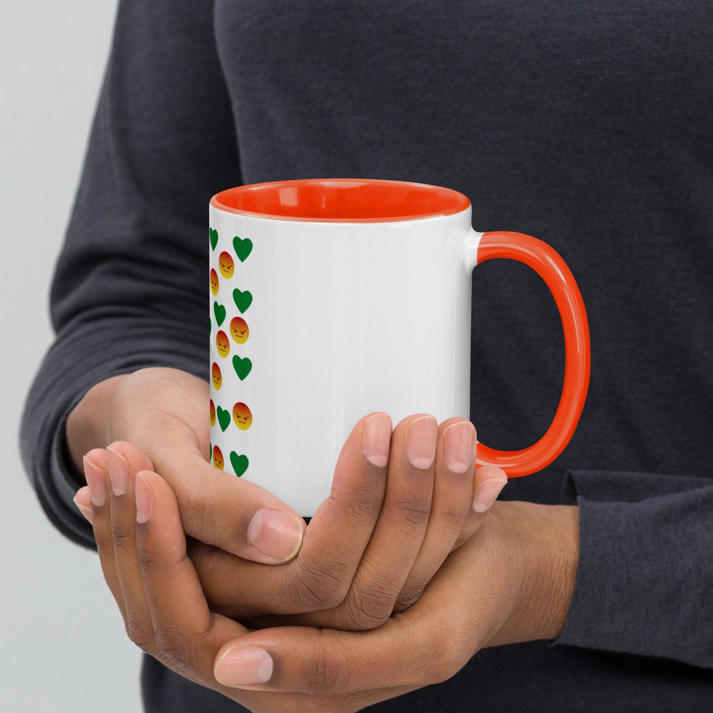Youngblackmaninc. Mad Love Mug with Color Inside