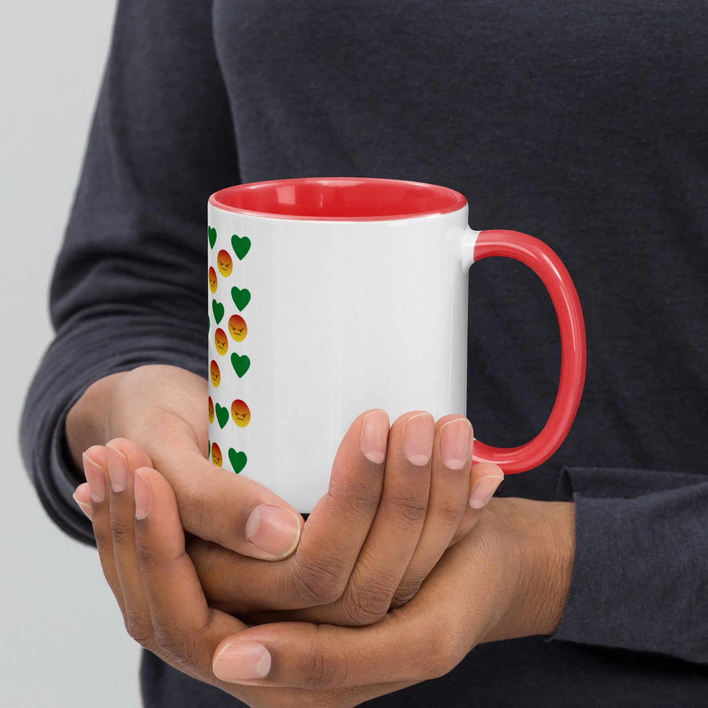 Youngblackmaninc. Mad Love Mug with Color Inside