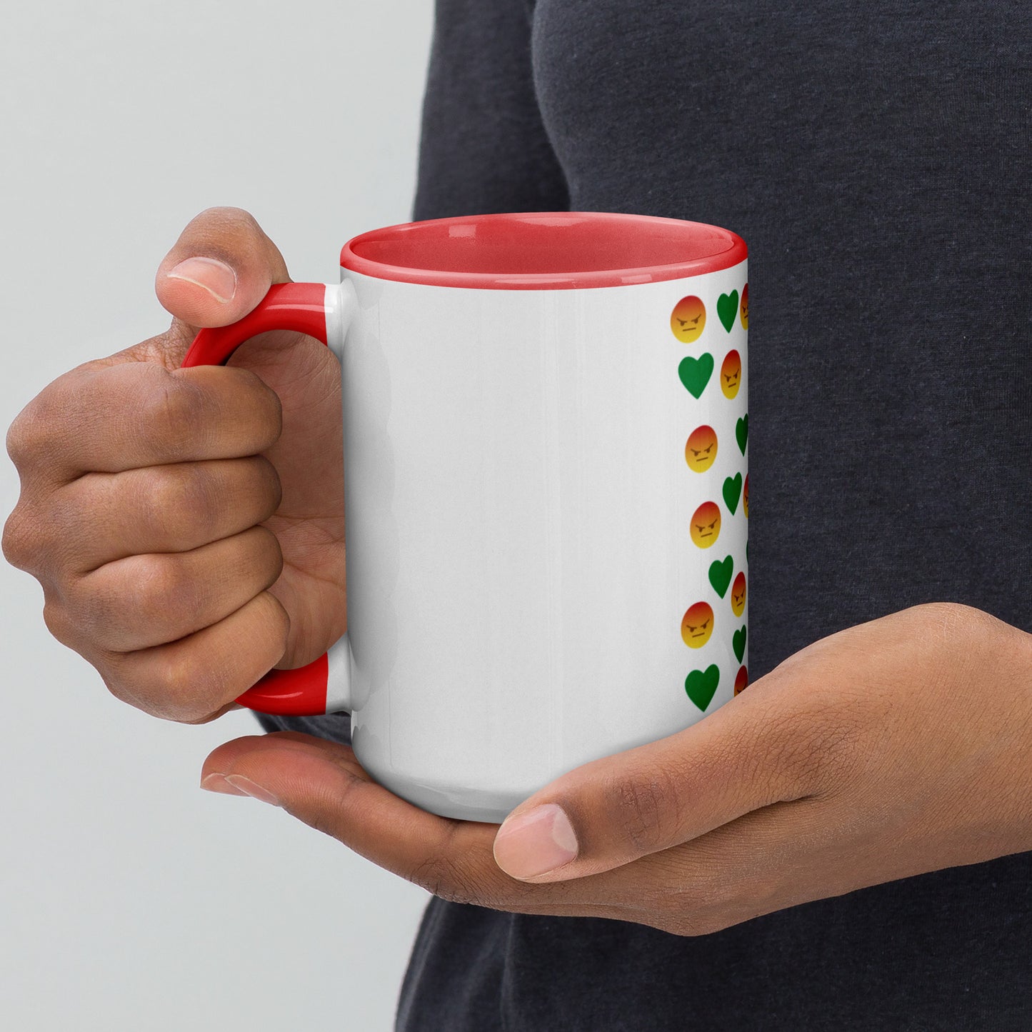 Youngblackmaninc. Mad Love Mug with Color Inside