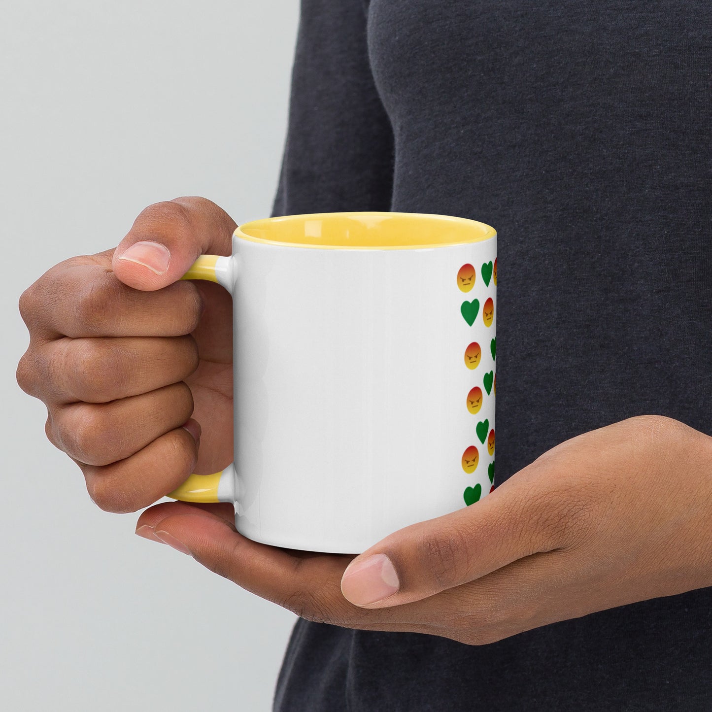 Youngblackmaninc. Mad Love Mug with Color Inside