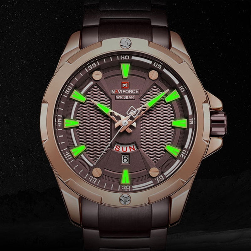 Top NAVIFORCE Mens Watch Brand Luxury Fashion Quartz Men Watches Waterproof Sports Male Military Wrist Watch Relogio Masculino