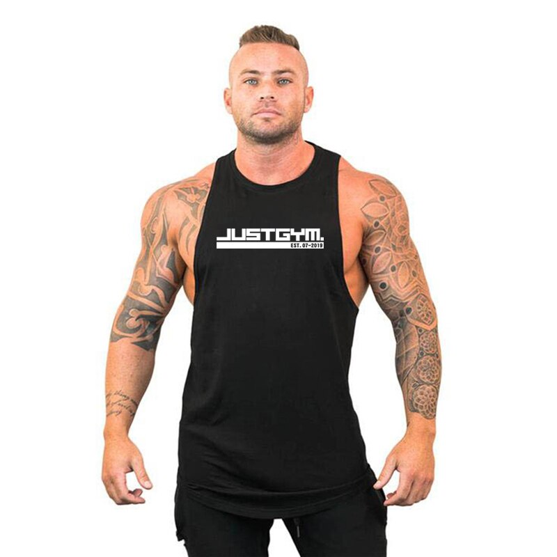 Summer Brand Clothing Bodybuilding Hooded Sleeveless Shirt Fitness Mens Tank Top Muscle Vest Cotton Gym Tank Top Sportswear