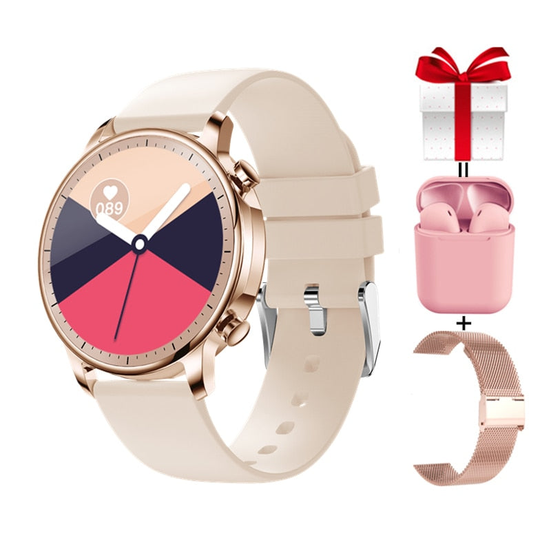 Smart Watch Women Fitness Tracker Heart Rate Monitor Blood Pressure Call Message Notification Waterproof IP67 Smartwatch Men