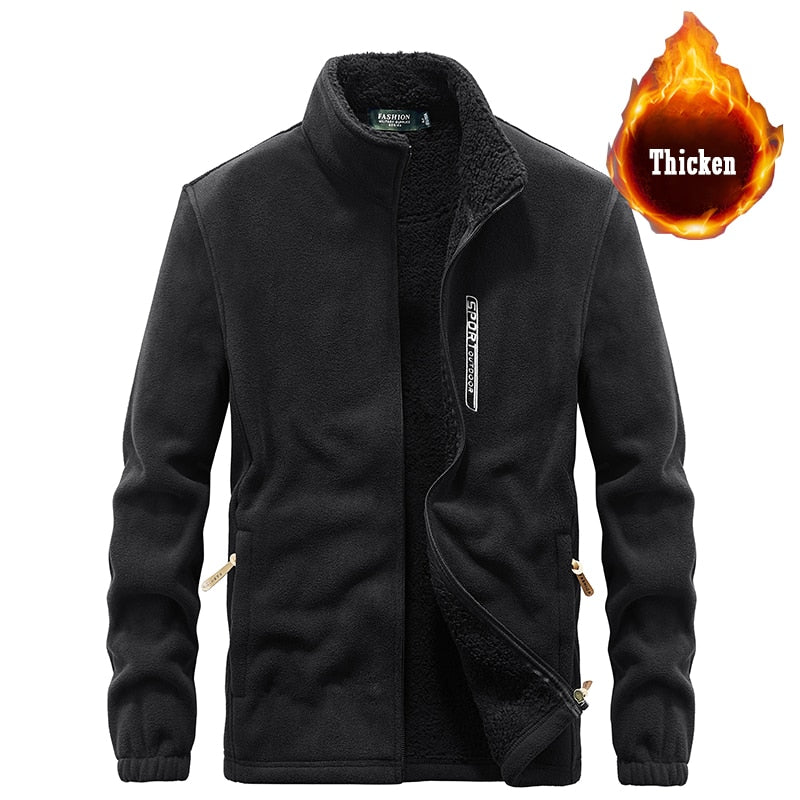 Large Size Clothing S-5XL Men Fleece Vest Jacket 2021 Spring New Windproof Casual Warm Vest Coat Men Winter Vest Men's Jackets 1