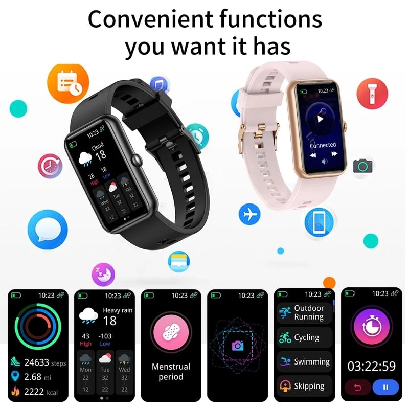 Women Smart Band 6 for Huawei Smart Bracelet Men Sport Fitness Heart Rate Blood Oxyge Monitor IP68 Waterproof Ladies Smart Watch
