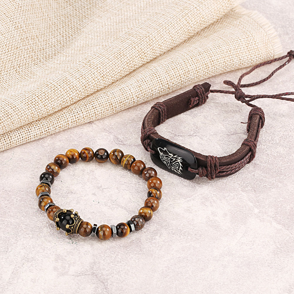 Luxury Watch for Men Bracelet Set Quartz Wristwatches Black Leather Business Clock 2022 Gift for Boyfriend Husband Reloj Hombre