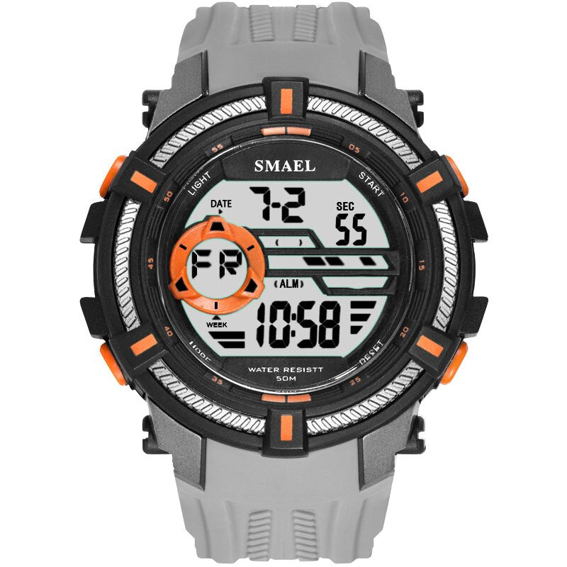 SMAEL Watch 50M Waterproof Sport Watches Military Men Big Dial S Shock Relojes Hombre Casual LED Clock1616 Digital Wristwatches