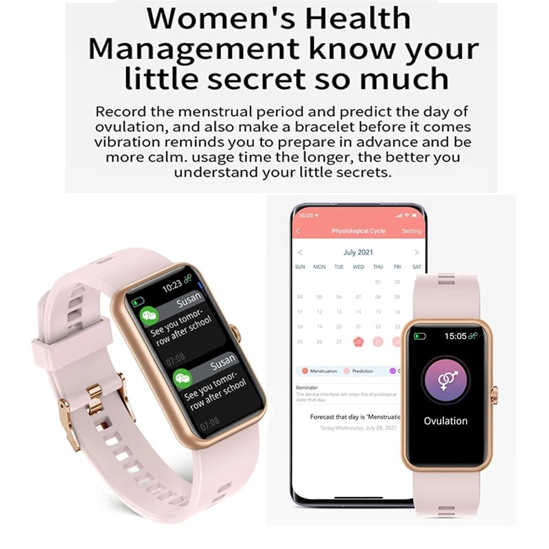 Women Smart Band 6 for Huawei Smart Bracelet Men Sport Fitness Heart Rate Blood Oxyge Monitor IP68 Waterproof Ladies Smart Watch