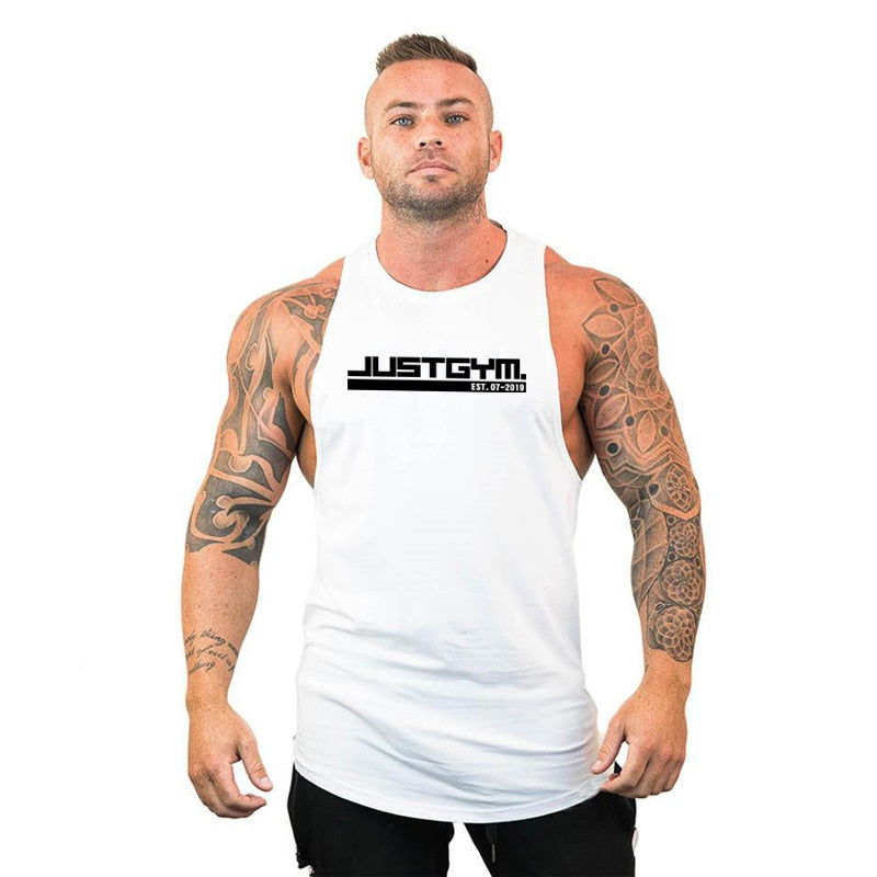 Summer Brand Clothing Bodybuilding Hooded Sleeveless Shirt Fitness Mens Tank Top Muscle Vest Cotton Gym Tank Top Sportswear