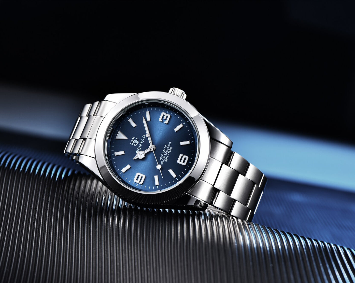BENYAR Top Brand Mens Mechanical Wristwatch 50ATM Waterproof Clock Sports Watches  Fashion Diver Watch Men Relogio Masculino