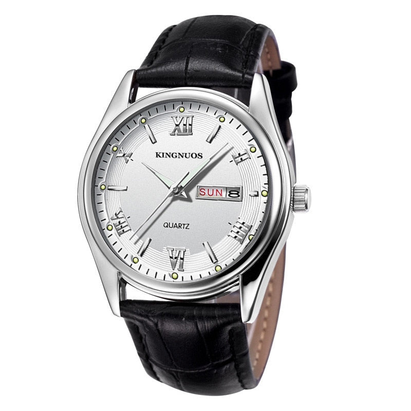 Top Luxury Brand Men Watches Business Quartz Wristwatch Stainless Steel 30m Waterproof Date Week Clock Relogio Masculino