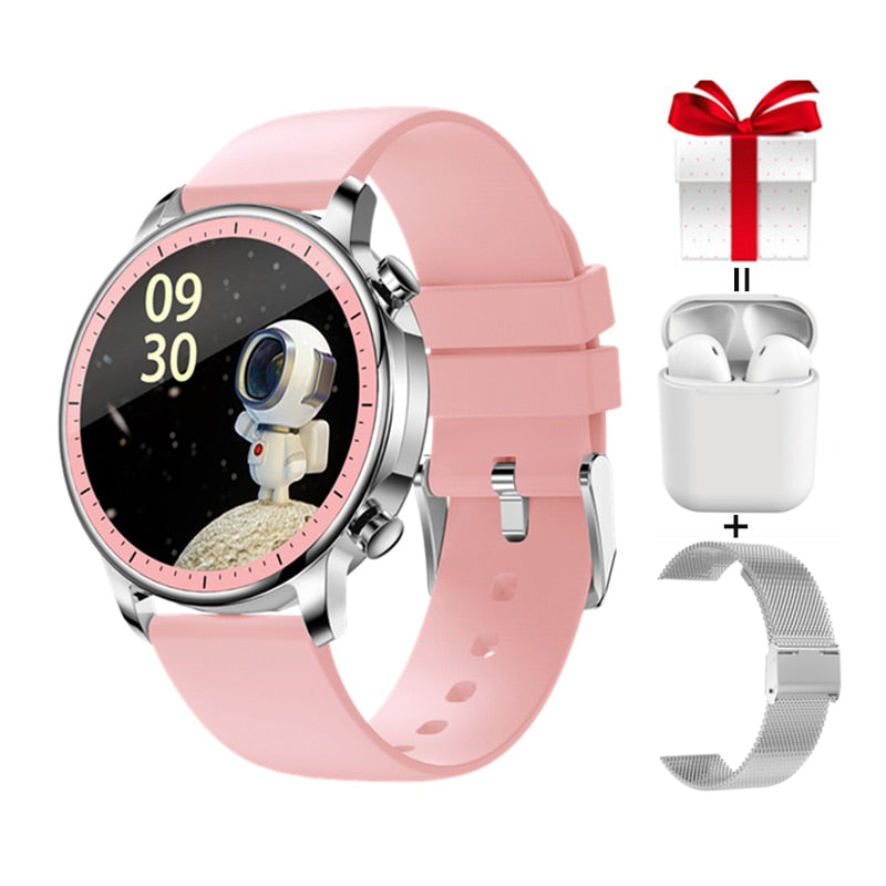 Smart Watch Women Fitness Tracker Heart Rate Monitor Blood Pressure Call Message Notification Waterproof IP67 Smartwatch Men