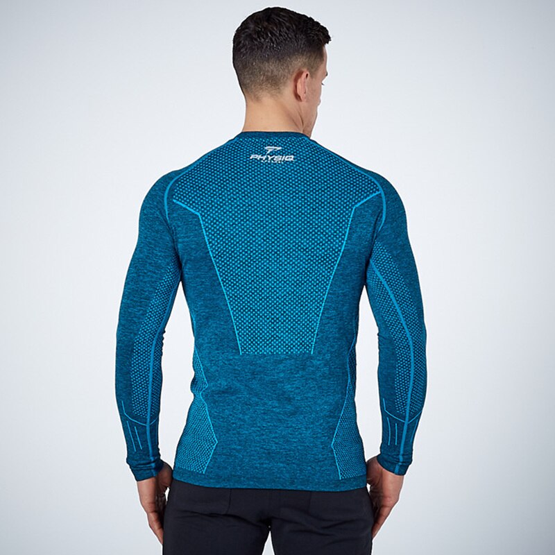 New Mens Compression Long sleeve Skinny T-shirt Casual Quick dry Tee shirt Male Gyms Workout Tops Fitness Bodybuilding Clothing