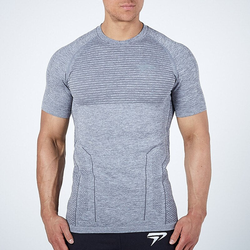 New Mens Compression Long sleeve Skinny T-shirt Casual Quick dry Tee shirt Male Gyms Workout Tops Fitness Bodybuilding Clothing