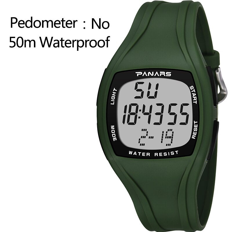 SYNOKE Digital Watches Mens Top Brand Luxury 3D Pedometer Black Military Sport Watch Men Waterproof Wristwatch 9105 Reloj Hombre