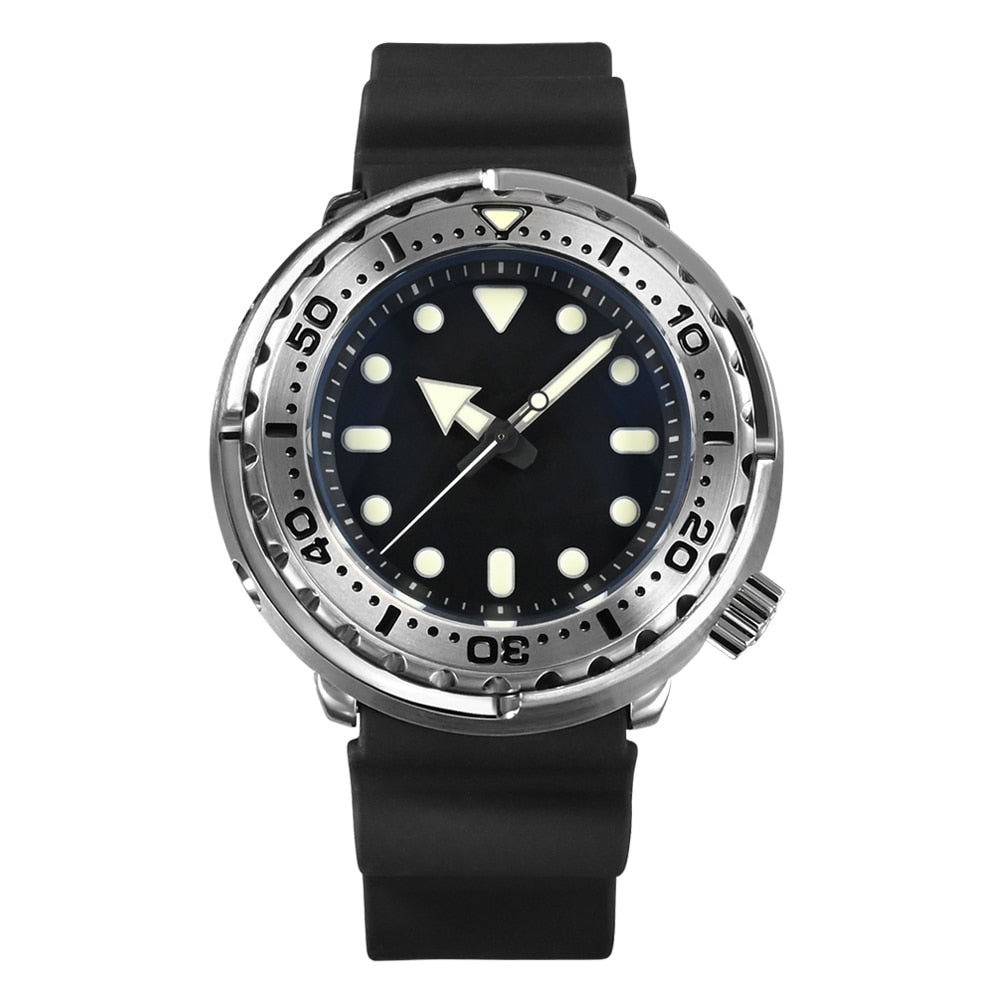 San Martin New 47mm Tuna Diver Watch Men Watches Automatic NH36 Mechanical Stainless Steel Wristwatch Sapphire Mirror 30Bar часы