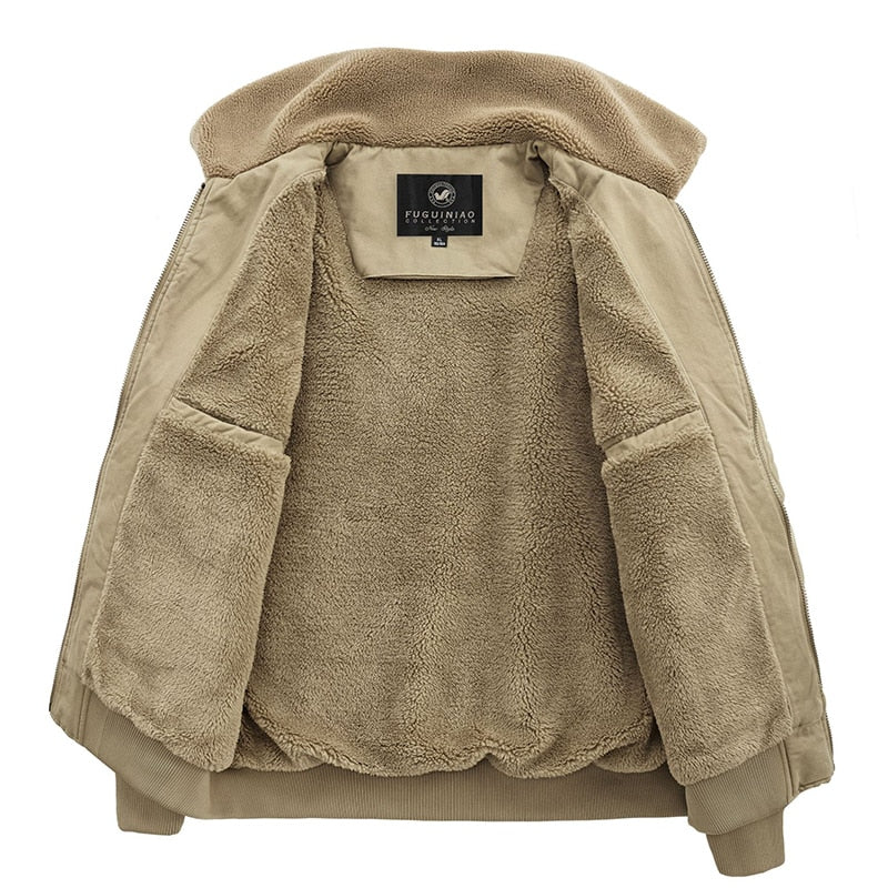 Men's Military Windbreaker Camping Man Coat 2022 Winter Bigsize Tactical Clothing Heating Casual Windbreak Luxury Cardigan Coats